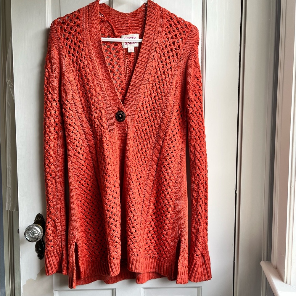 ANTHROPOLOGIE ROSIE NERA Knit Sweater Cardigan